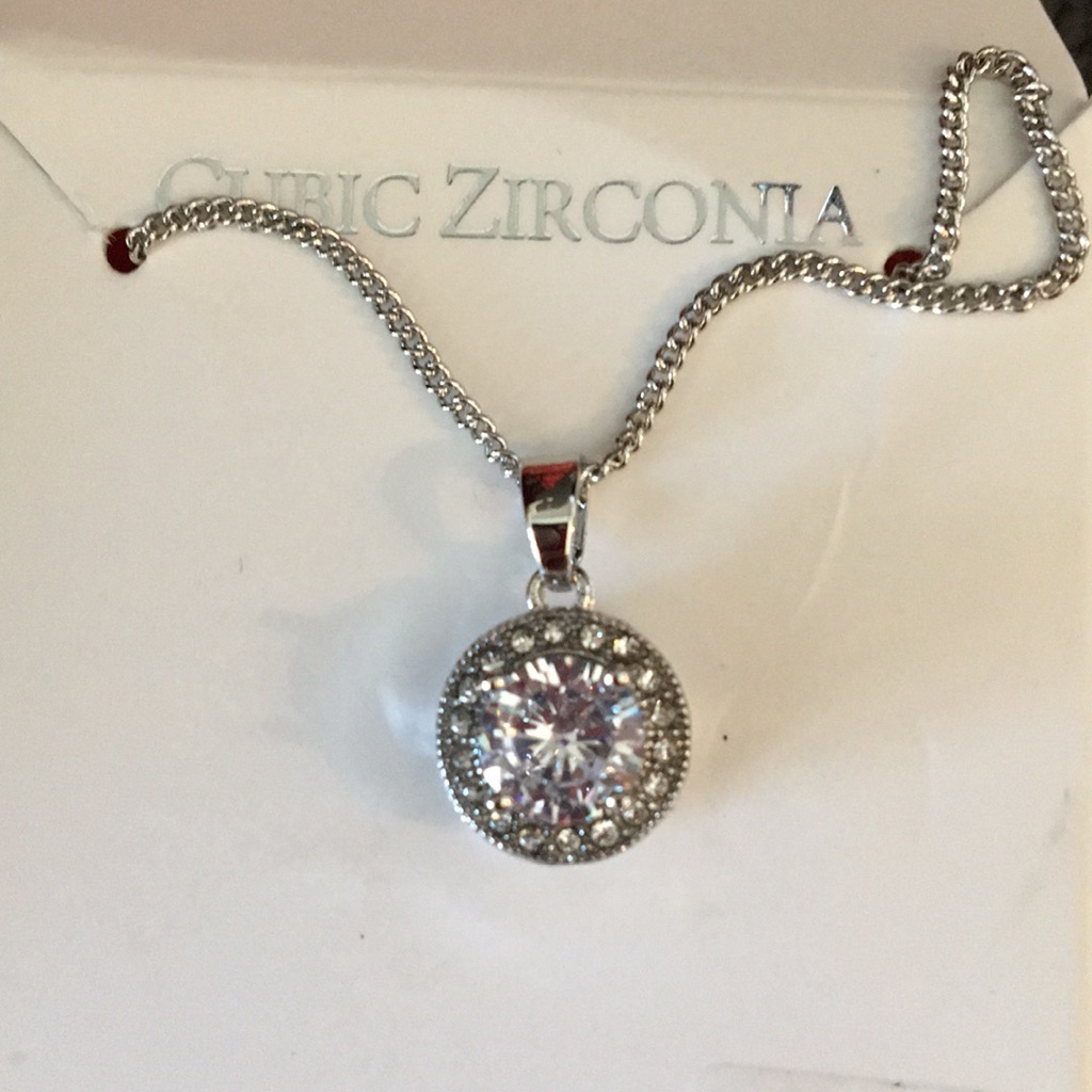 New Badgley Mischka Cz Pendant 18 Extender 38$